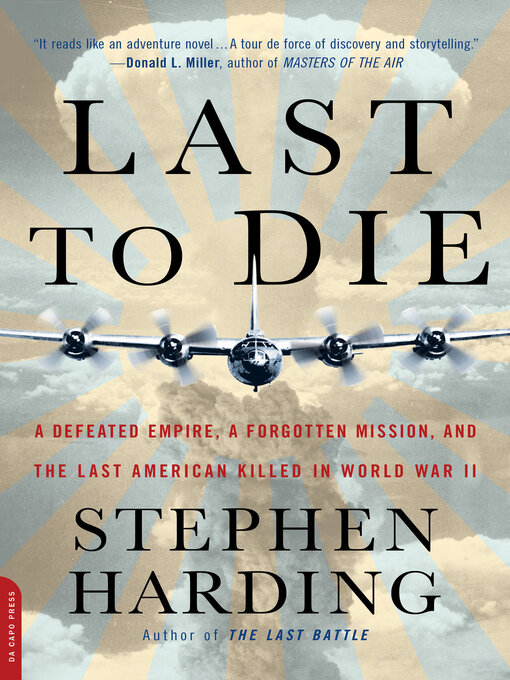 Title details for Last to Die by Stephen Harding - Available